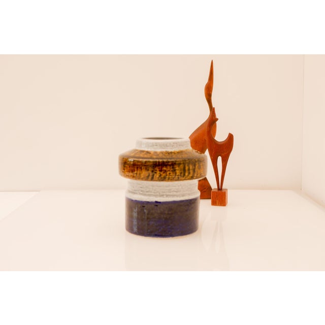 1960s Titus Pottery Vase by Olle Alberius for Rörstrand, Sweden, 1960s For Sale - Image 5 of 13