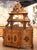 Commanding in scale and richly detailed, this antique Saint-Hubert hunt buffet makes a striking architectural statement....