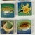 Set of 9 Natalie Surving Studios Sea Creatures Design Architectural Ceramic Tiles For Sale - Image 4 of 8