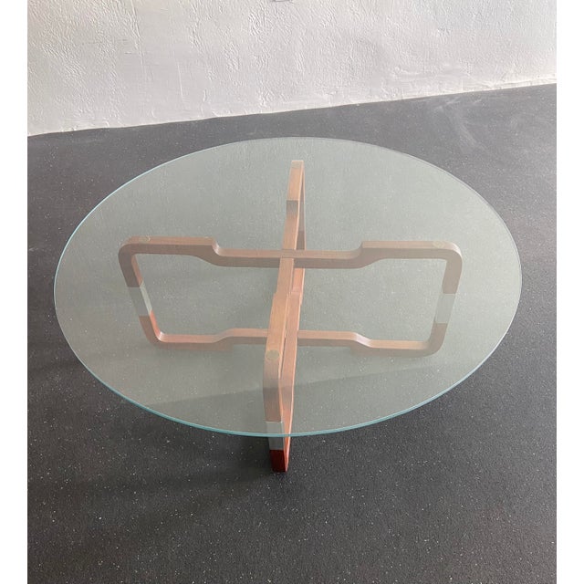 Brown Saltman Sculptural Coffee Table Chairish