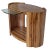 Beige LastChance!Estate Hard Maple Clear Lacquered Side Table For Sale - Image 8 of 10