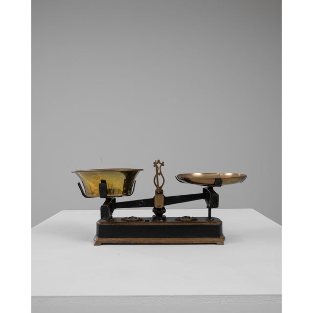 19th Century French Iron & Brass Scale For Sale - Image 10 of 18