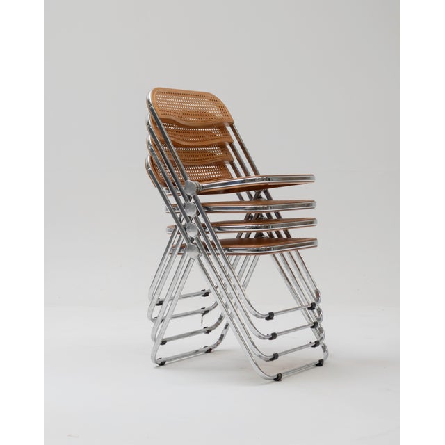 Castelli Plia Chairs by Giancarlo Piretti for Anonima Castelli, 1960s, Set of 4 For Sale - Image 4 of 9