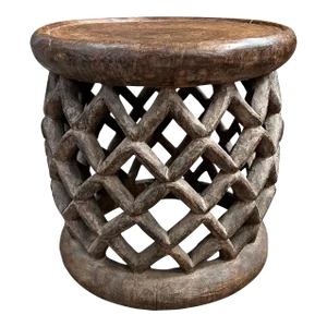 Early 20th Century Bamum Frog Stool