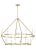 Chapman & Myers by Visual Comfort Studio Marston 2-Tier Large Chandelier, Burnished Brass For Sale - Image 4 of 5