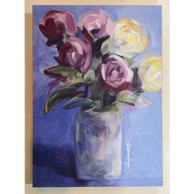 Rose Floral Still Life Painting Print, Custom Frame For Sale In Sacramento - Image 6 of 16