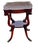 Pair of 1940 Regency Style Leather Top Maple Wood Tables. For Sale - Image 11 of 13
