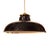 Industrial Black Pendant Lamp, Spain, 1950s For Sale - Image 6 of 6
