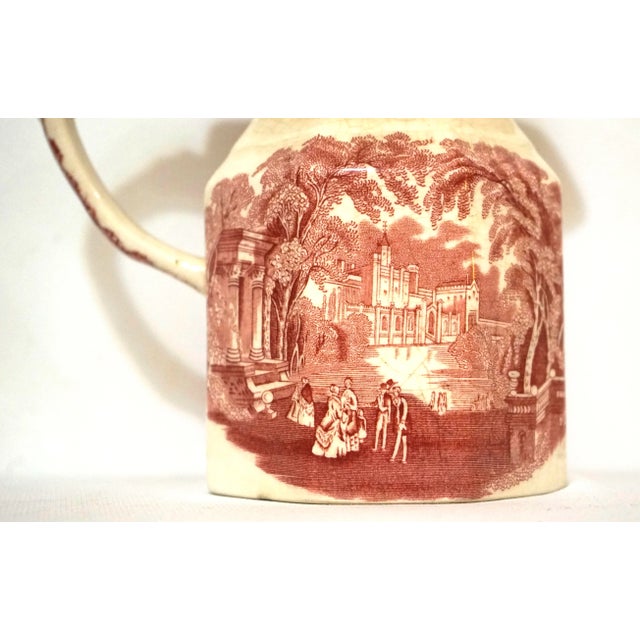 English 1950s Mason's Vista Round Gallery Tray and Small Pitcher - 2 Pieces For Sale - Image 3 of 10