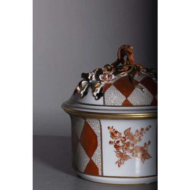 Hand-Painted Porcelain Biscuit Jar from Sèvres, 1900s For Sale - Image 4 of 10