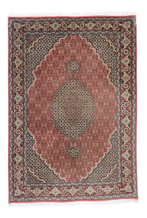Vintage Persian Mahi Tabriz Rug - 03'04 X 04'09