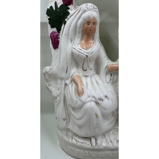 19th Century Staffordshire Fortune Teller Figurine From England For Sale - Image 12 of 12