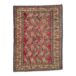 Vintage Afghani Rug, 04'04 X 05'08 For Sale