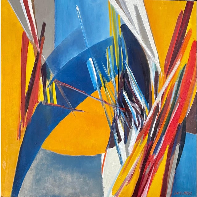 Oil Painting on canvas Hand signed to lower right Lauro. Provenance: Eleonore Austerer Gallery, San Francisco, CA Work...