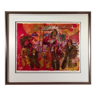 Théo Tobiasse The Songs Of Songs Of King Salomons 1975 Reproduction Print For Sale