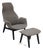 Set of Ventura Chair and Ottoman from Poliform For Sale