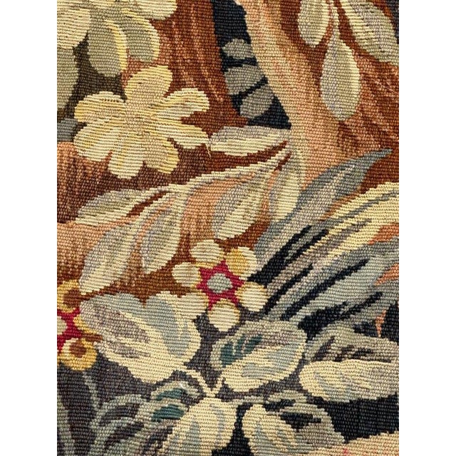 19th Century French Aubusson Landscaper Tapestry, 1890s For Sale - Image 11 of 18