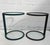 Vintage Metal Side Tables by Mobil Metal, Italy, 1980s, Set of 2 For Sale - Image 4 of 15