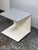 White Italian Custom C-Shape Lacquered Side Table For Sale - Image 8 of 12