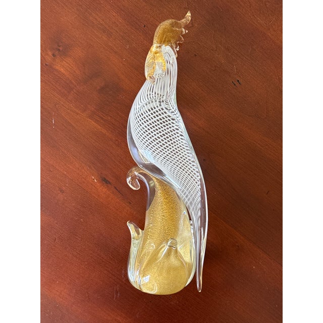Mid-Century Murano Style Glass Birds— A Pair For Sale - Image 10 of 11