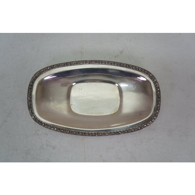 Late 20th Century Continental Silver Silverplate Caudle Cup Vessel & Vanity Bar Tray For Sale - Image 9 of 18