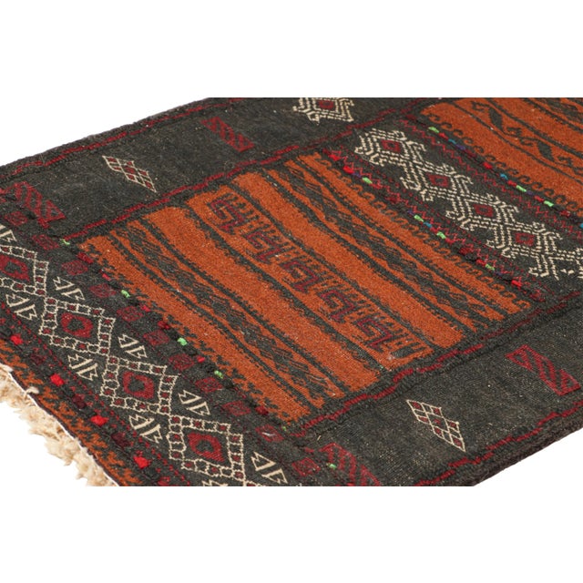 Rug & Kilim Vintage Afghan Kilim With Polychromatic Geometric Patterns, From Rug & Kilim For Sale - Image 4 of 7