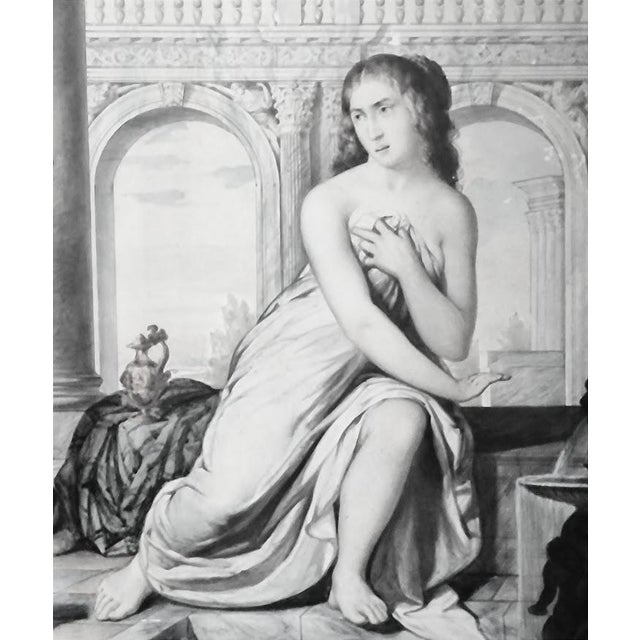 Susanna and the Elders, Tempera and Watercolor on Paper, 19th Century For Sale - Image 6 of 16