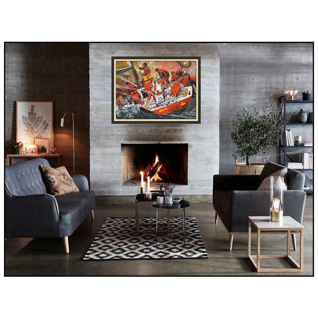 Message us to inquire about custom framing options! (Included for free with every purchase) The artwork here, "Battle for...