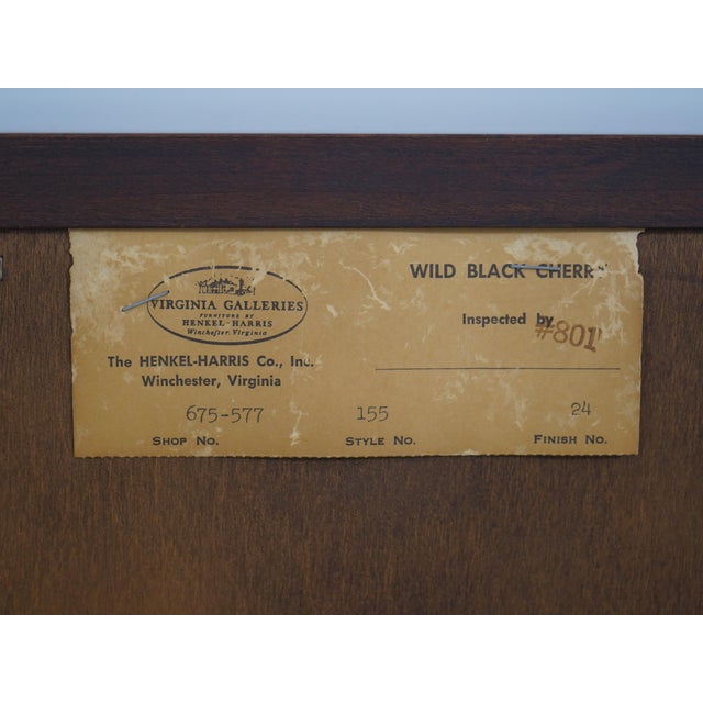 Henkel Harris Cherry 7 Drawer Lingerie Chest For Sale - Image 13 of 13