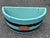 Mid 20th Century Tiffany Blue French Planter W/ Plaque For Sale - Image 6 of 7