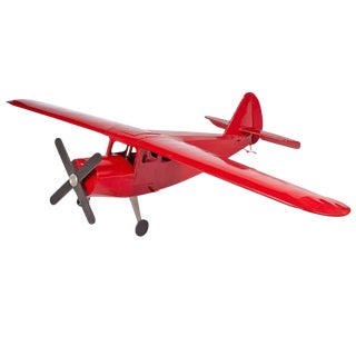 Extra Large-Scale Red Airplane Model