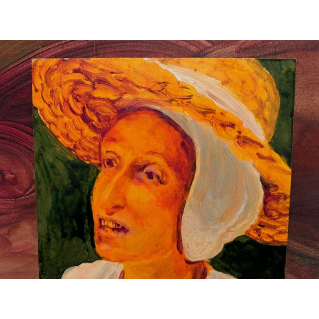 2000 - 2009 Sigrid Holmwood, Peasant Woman, Tempera & Mixed Media, 2006 For Sale - Image 5 of 8