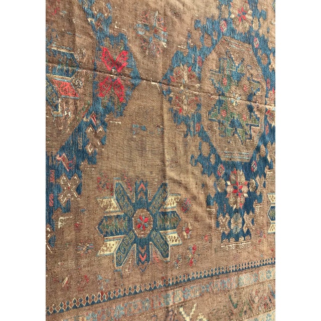 Gray 1900s Azerbaijan Soumac Rug-6′10″ × 9′10″ For Sale - Image 8 of 13