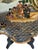 1960s Vintage Satsuma Hand Painted Earthenware Platter With Scalloped Edges For Sale - Image 5 of 12