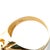 14k Yellow Gold Diamond Studded Gypsy Band Ring, Size 8.5 For Sale - Image 10 of 10