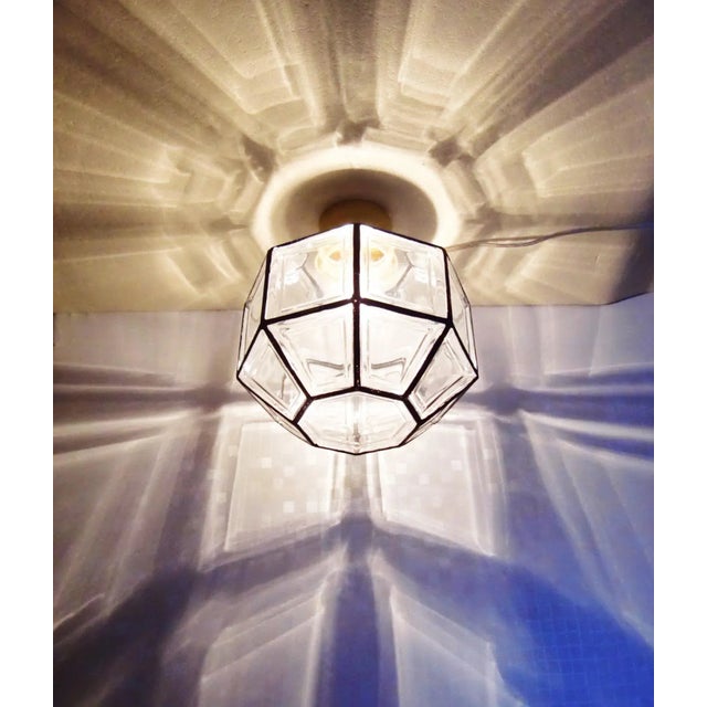 Flush Mount Lamp by Glashütte Limburg For Sale - Image 4 of 11