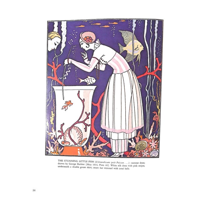 "French Fashion Plates in Full Color From the Gazette Du Bon Ton (1912-1925)" 1979 Lepape, Georges For Sale - Image 11 of 11