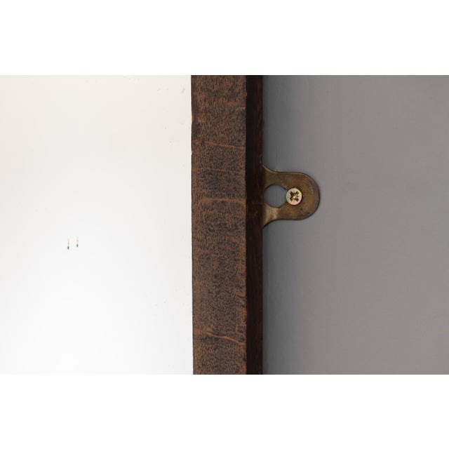 Oak Framed Bistro Mirror, 1910 For Sale - Image 4 of 6