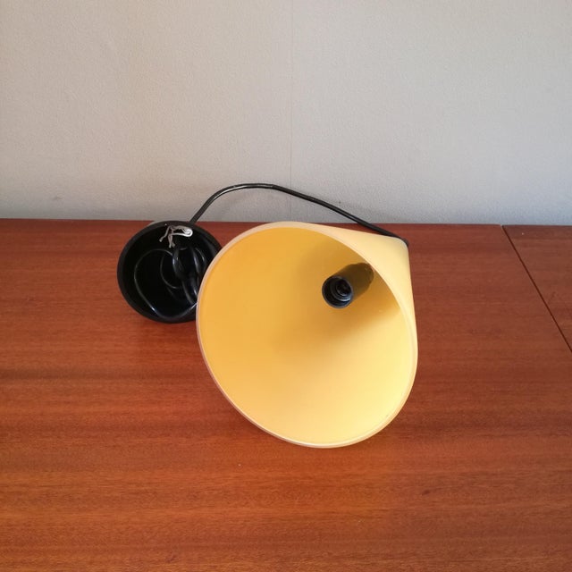 Conical Glass Pendant Light from SCE, France, 1980s For Sale - Image 4 of 11