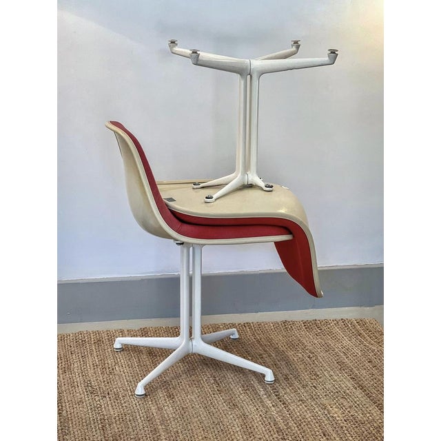 La Fonda chair, designed by Charles and Ray Eames for Alexander Girard’s La Fonda del Sol restaurant in New York, 1960s....