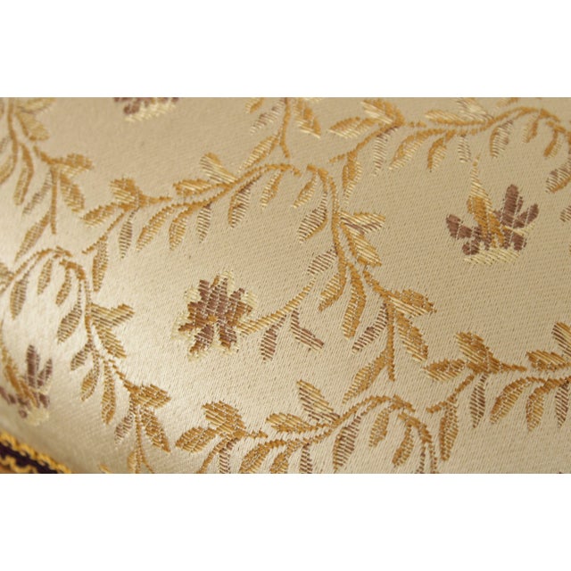 Antique Victorian Cast Iron Gilt Rococo Style Footstool For Sale - Image 9 of 13