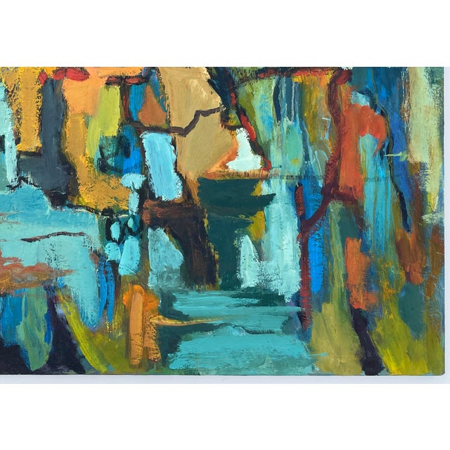 1980s Abstract Expressionist Painting #2 by Hannah Dalbey - For Sale - Image 4 of 7