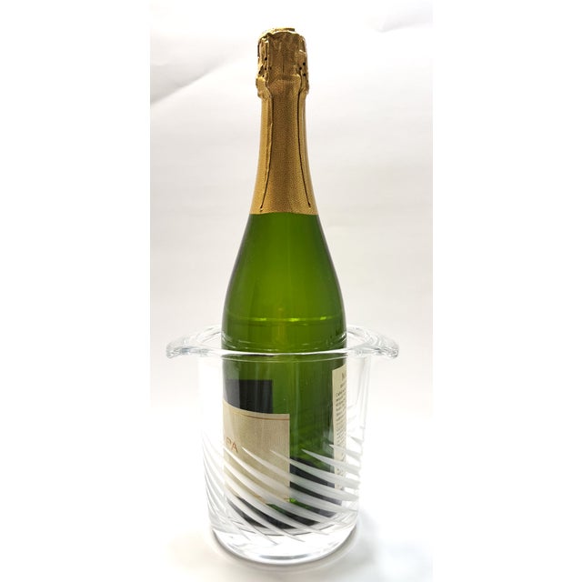 Contemporary Cut Crystal Ice Bucket or Champagne Holder For Sale - Image 18 of 18