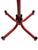 Vintage Memphis Style Red Metal Coat Rack | Postmodern Freestanding Hall Tree For Sale - Image 13 of 16