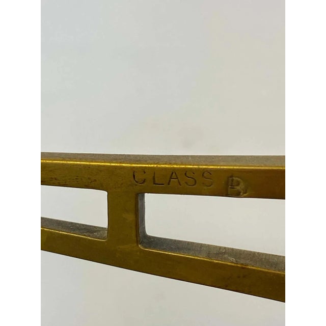 English Pike and Elliman Brass Scale For Sale In Philadelphia - Image 6 of 11