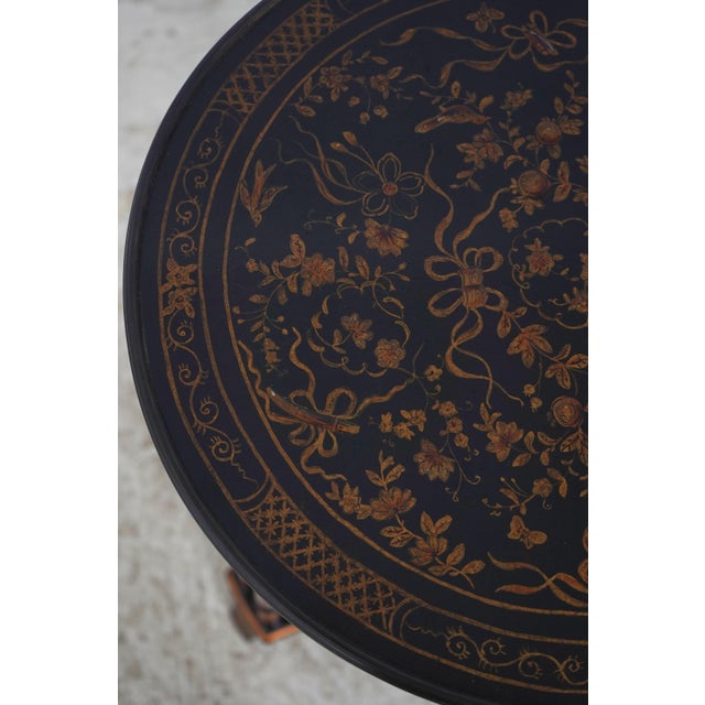 Theodore Alexander Faux Bamboo Chinoiserie End Table For Sale In Philadelphia - Image 6 of 14
