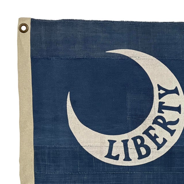This unique cotton flag is crafted from vintage African textiles. Item pictured is the exact one you will receive. Printed...