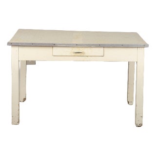 Kitchen Table with Staggered Top For Sale