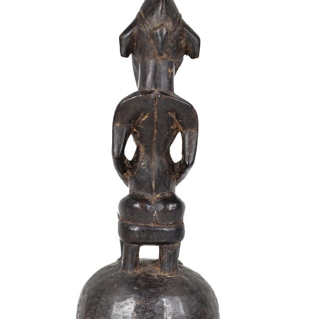 Early 20th Century Early 20th Century Senufo Figural Ladle on Custom Base Côte d'Ivoire For Sale - Image 5 of 5