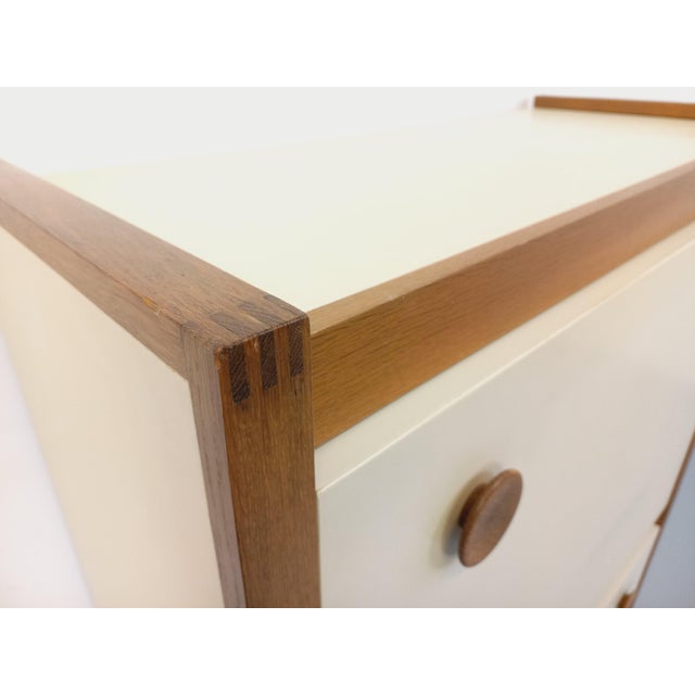 Vintage Secretaire in Oak, 1970s For Sale - Image 6 of 18